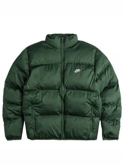 Sportswear Club Puffer Padded Jacket Green - NIKE - BALAAN 2