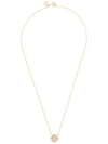 Miller Pave Logo Delicate Necklace Gold - TORY BURCH - BALAAN 2