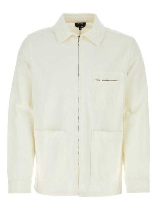 Connor Blouson Denim Jacket White - A.P.C. - BALAAN 1