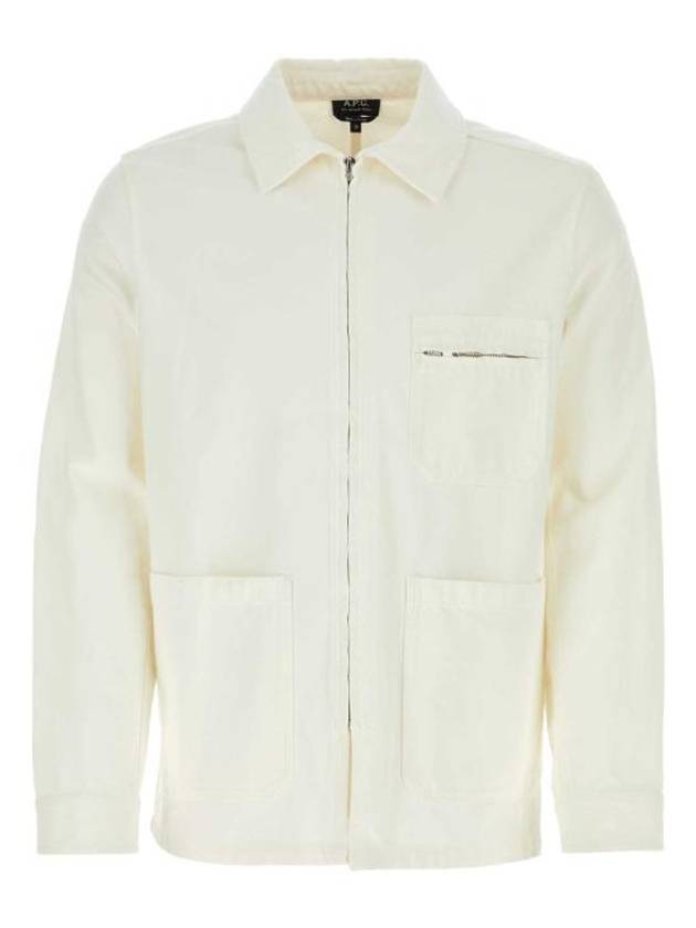 Connor Blouson Denim Jacket White - A.P.C. - BALAAN 2