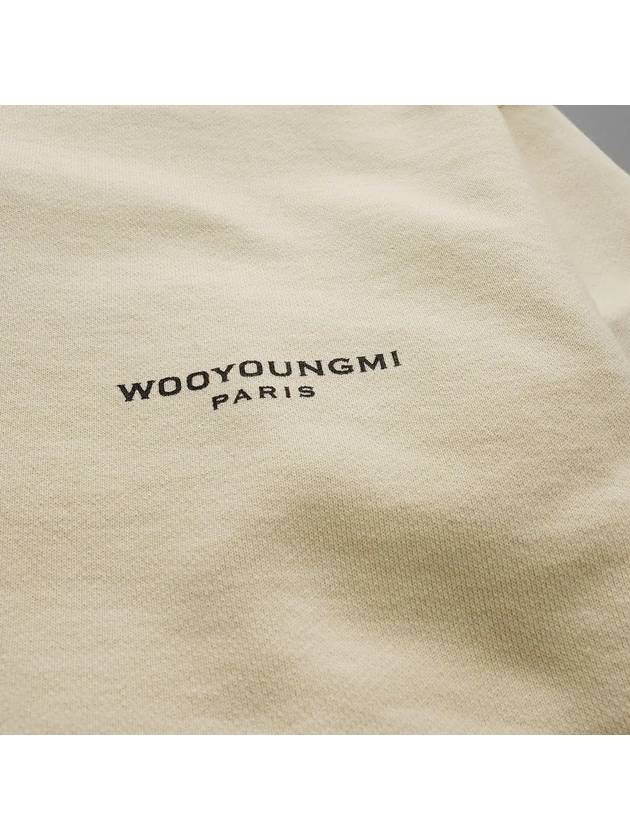 Square Label Sweatshirt Ivory - WOOYOUNGMI - BALAAN 4