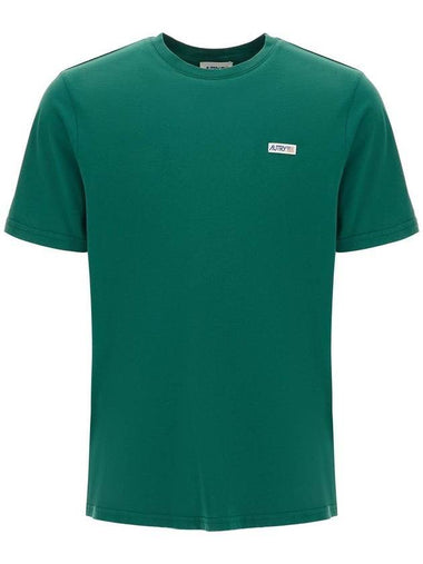 Logo relaxed fit short sleeve t shirt green - AUTRY - BALAAN 1