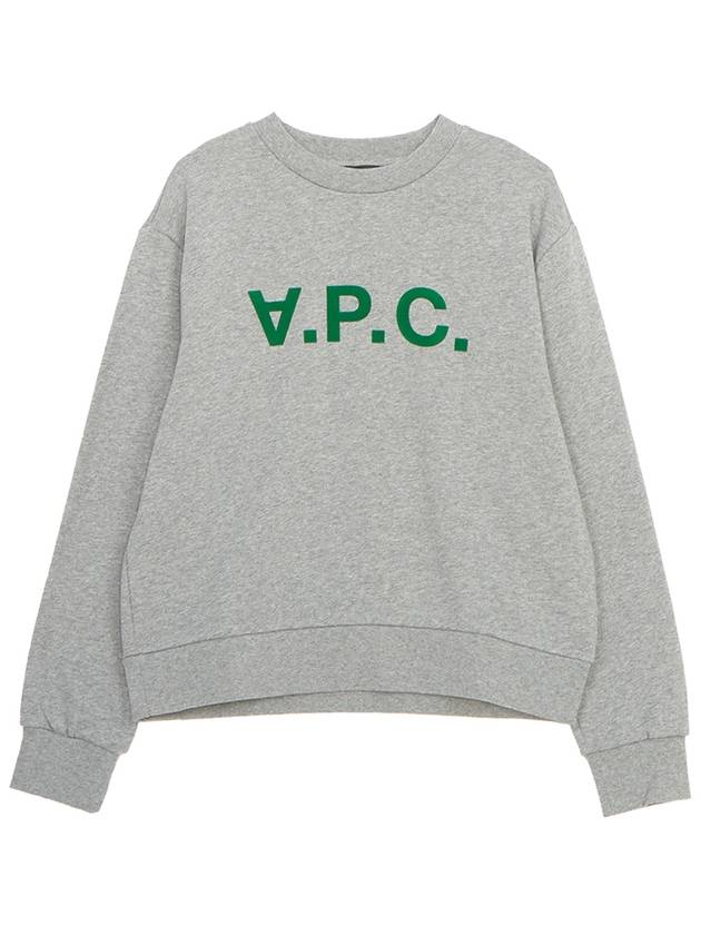 Elisa Logo Print Sweatshirt Grey - A.P.C. - BALAAN 2