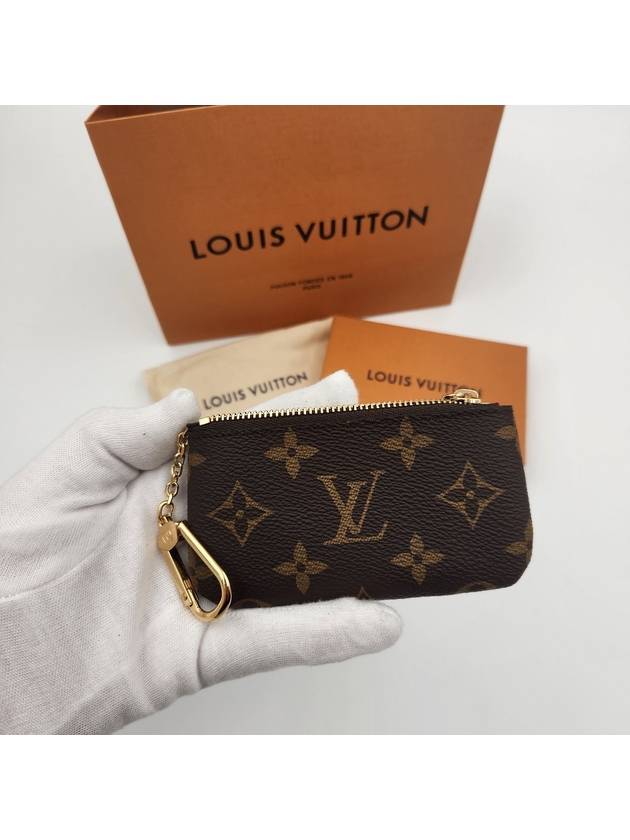 Monogram Key Pouch Brown - LOUIS VUITTON - BALAAN 5