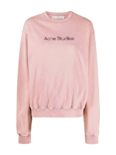 Blurred Logo Sweatshirt Faded Purple - ACNE STUDIOS - BALAAN 2