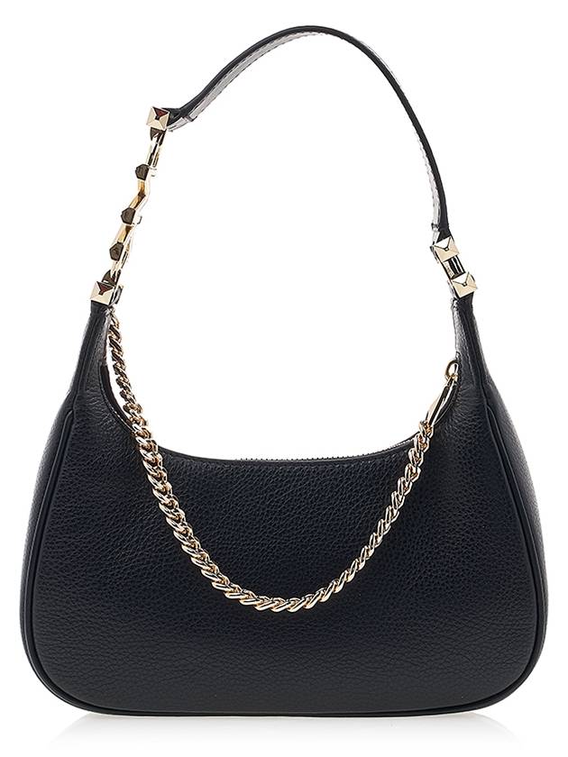 Piper Small Pebbled Leather Shoulder Bag Black - MICHAEL KORS - BALAAN 4