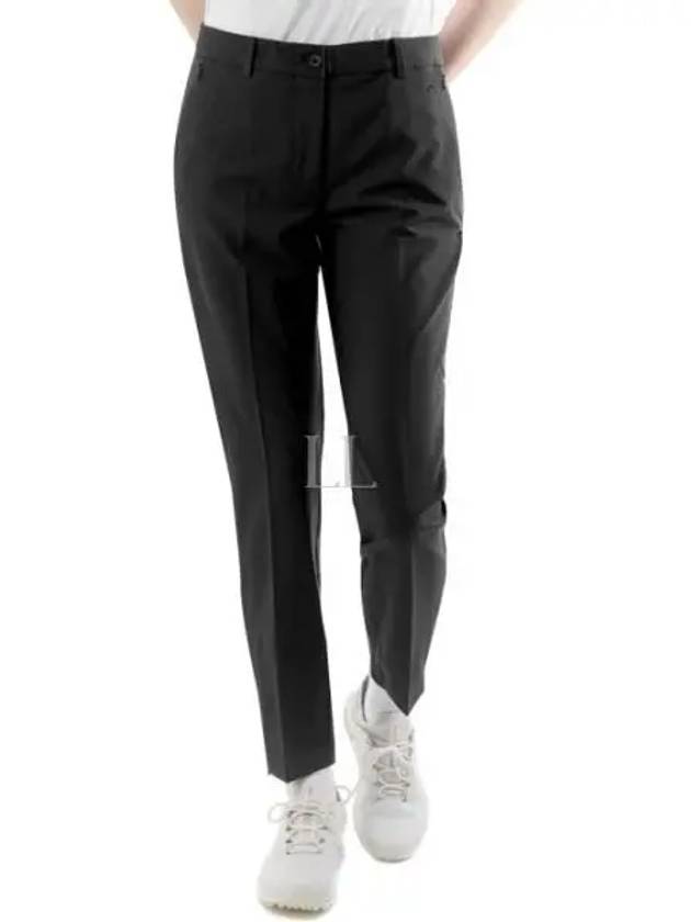 Pia Mid-Waist Pants Black - J.LINDEBERG - BALAAN 2