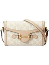 Horsebit Mini Shoulder Bag White - GUCCI - BALAAN.