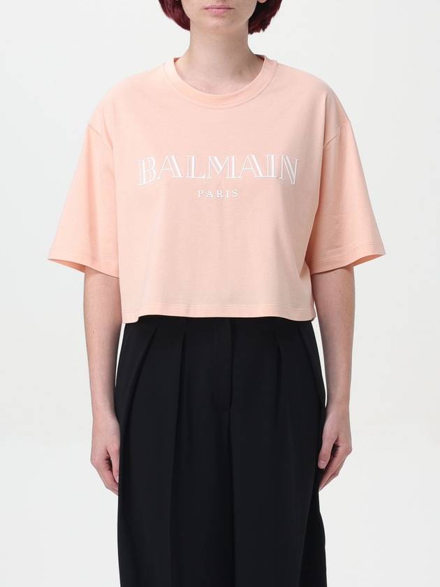 T-shirt Balmain in cotone con logo - BALMAIN - BALAAN 1