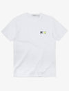 Double Monochrome Fox Head Patch Classic Short Sleeve T-Shirt White - MAISON KITSUNE - BALAAN 2