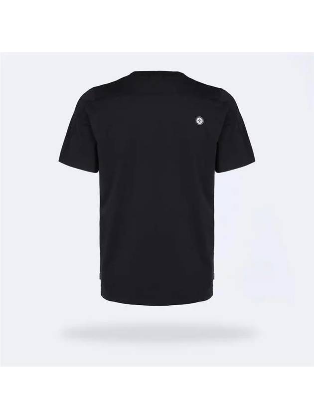 Shadow Project Neo Flora Short Sleeve T-Shirt Black - STONE ISLAND - BALAAN 3