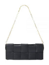 Cassette Bag Pouch On Chain Shoulder Bag Black - BOTTEGA VENETA - BALAAN 2