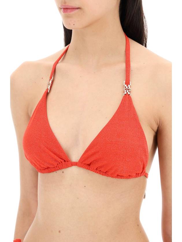 triangle bikini top in jersey and lurex fabric - MAX MARA - BALAAN 4