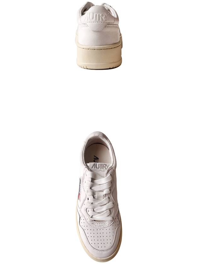 Medalist Goatskin Low Top Sneakers White - AUTRY - BALAAN 7