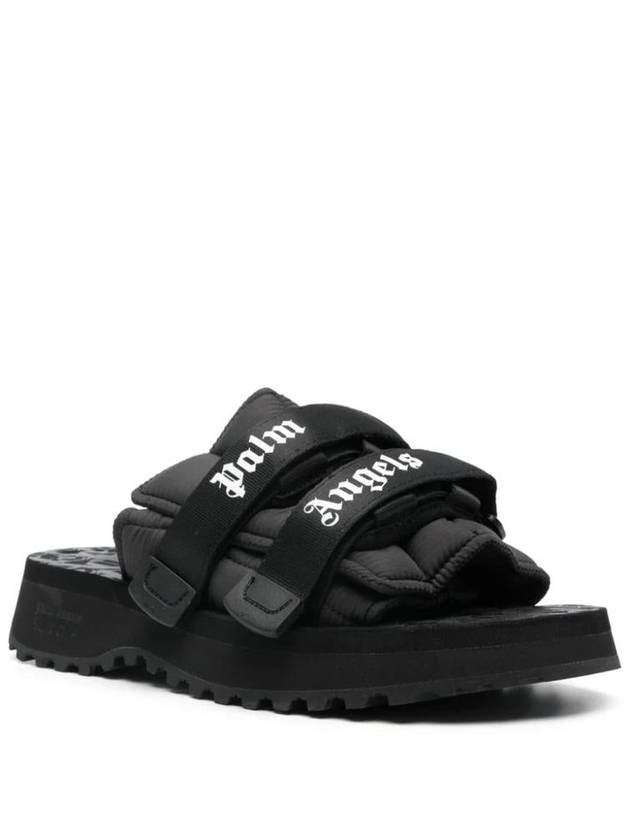 Palm Angels Moto-P  X Suicoke Slide Sandals - PALM ANGELS - BALAAN 2