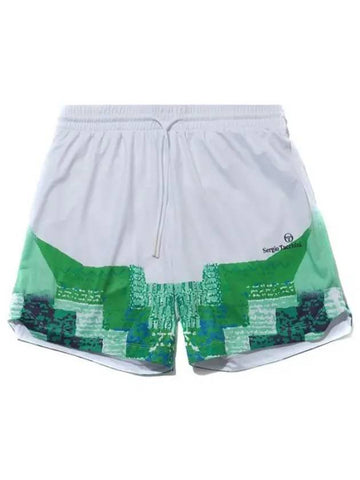 Sergio Takani CORSICO SHORT STS23M50563 WHITE DEEP mint CORSICO shorts - SERGIO TACCHINI - BALAAN 1