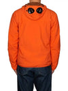 Men's Chrome Goggles Hooded Jacket Orange - CP COMPANY - BALAAN 5