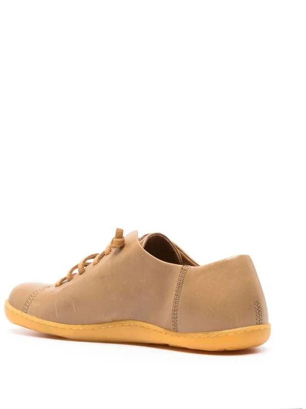 Peu Leather Low Top Sneakers Brown - CAMPER - BALAAN 4