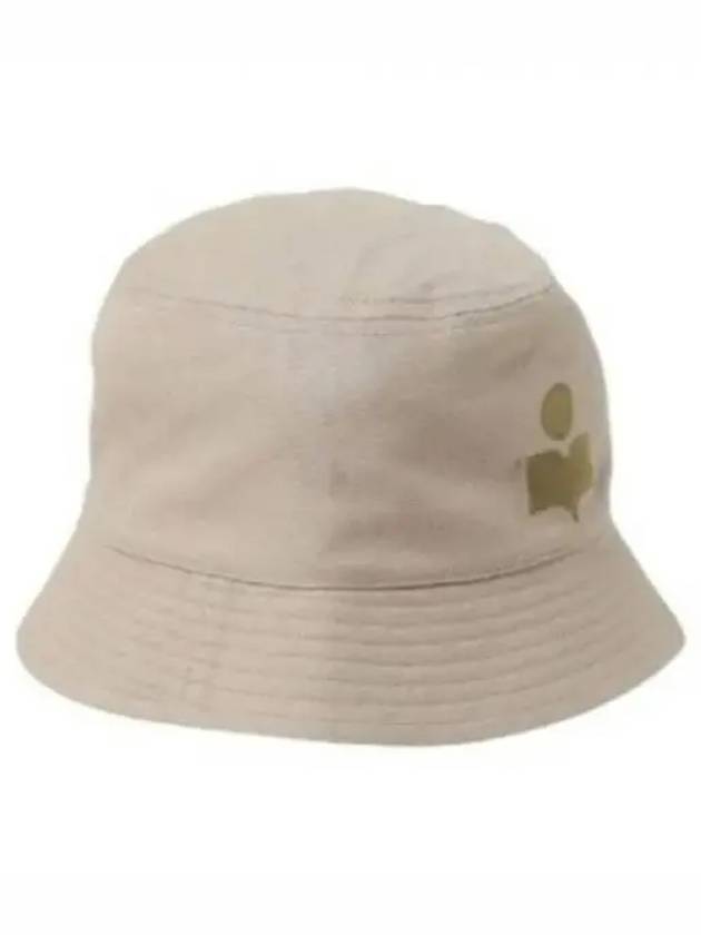 Haley Embroidered Logo Bucket Hat Beige - ISABEL MARANT - BALAAN 2