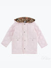 Kids Hooded Padding Pink - BURBERRY - BALAAN 2