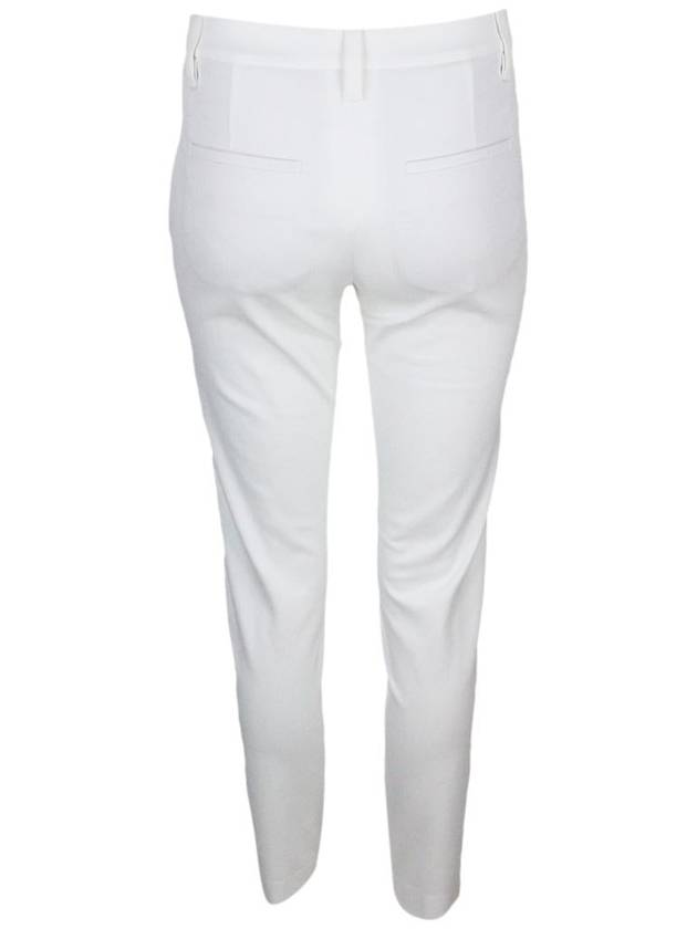 Slacks White MA126P7258 C159 - BRUNELLO CUCINELLI - BALAAN 4