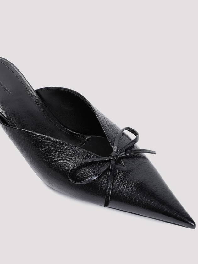 Women Knife Bow 40mm Mule Black - BALENCIAGA - BALAAN 5