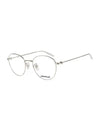 Eyewear Round Eyeglasses Silver - MONTBLANC - BALAAN 1