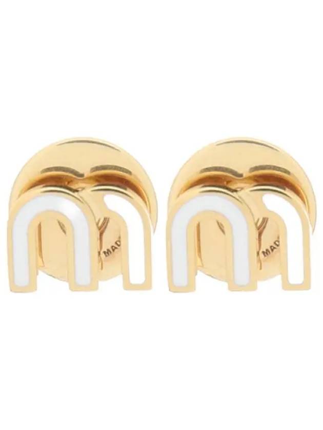 enamel metal earrings - MIU MIU - BALAAN 1