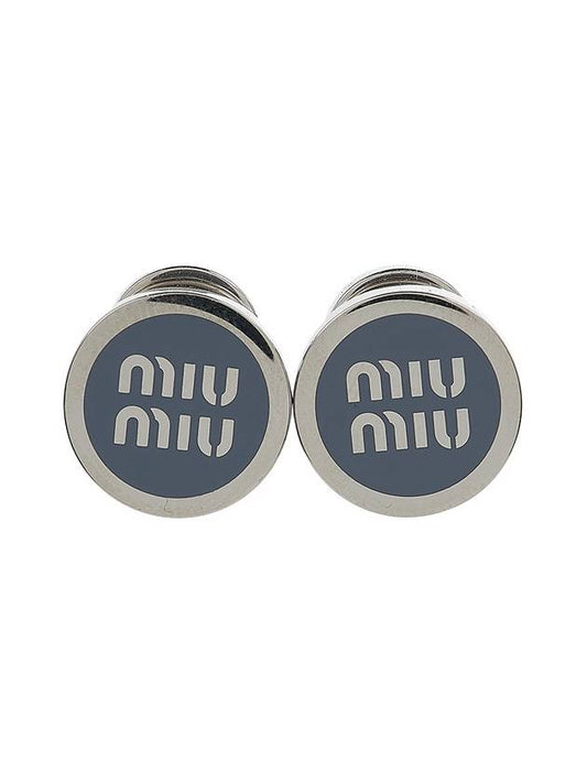 Earrings 5JO9122F6TF0KUQ Gray - MIU MIU - BALAAN 2