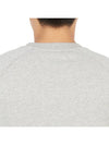 Grey Fox Head Patch Classic Sweatshirt Grey Melange - MAISON KITSUNE - BALAAN 8