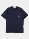 Navy Kids Short Sleeve 761620347 V0020 - STONE ISLAND - BALAAN 1