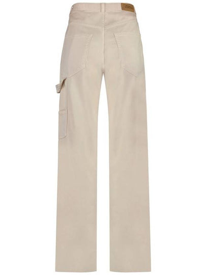 Denim Straight Pants PA0195FBB1H07I23EC BEIGE - ISABEL MARANT - BALAAN 2