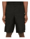 Triangular Logo Re-Nylon Bermuda Cargo Shorts Black - PRADA - BALAAN 2