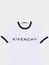 Archetype Slim Fit Cotton Short Sleeve T-Shirt White - GIVENCHY - BALAAN 4