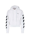 diagonal logo hood white - OFF WHITE - BALAAN 1