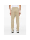 Compass Badge Cargo Straight Pants Beige - STONE ISLAND - BALAAN 5