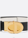 Reversible 22MM Smooth Calfskin Belt Black - DIOR - BALAAN 4