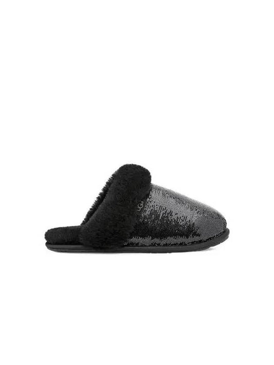 for women sequin suede slippers skirt II mirror ball black 271505 - UGG - BALAAN 1