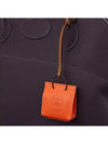 Charm Calfskin Bag Charm Orange Brown Gold - HERMES - BALAAN 7