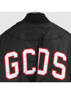 Women's Back Logo Bomber Jacket Black - GCDS - BALAAN 6