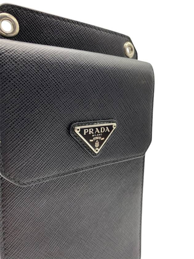 Saffiano leather smartphone case 2ZH068 - PRADA - BALAAN 5