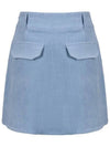 Front slit mini skirt MW4SS690 - P_LABEL - BALAAN 3
