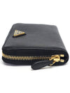 1M1157 Gold Logo Saffiano Medium Wallet - PRADA - BALAAN 7