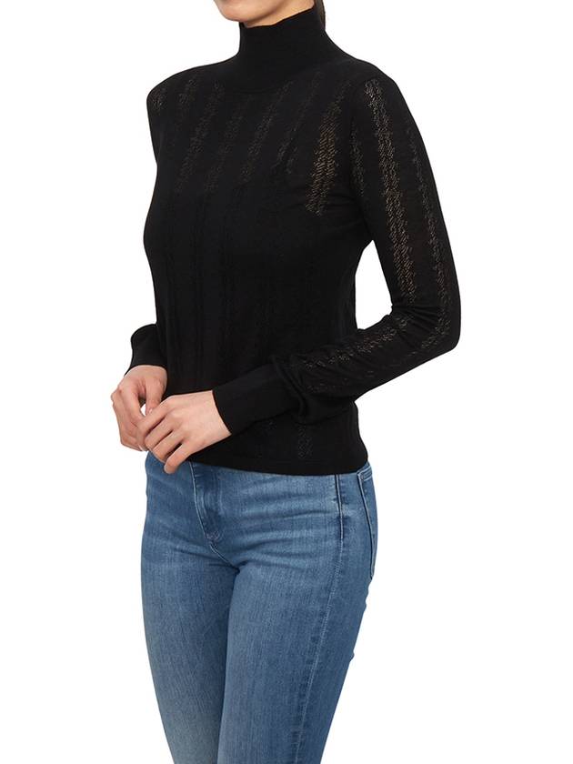 Zenica High Neck Knit Top Black - MAX MARA - BALAAN 5