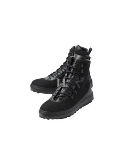 Hiking Leather Walker Boots Black - STONE ISLAND - BALAAN 2