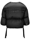 SEICO Button Crop Padded Jacket Black - MAX MARA - BALAAN 4