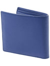 Men's Grain Leather Half Wallet Blue - VIVIENNE WESTWOOD - BALAAN 4