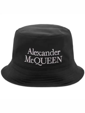 Logo Reversible Bucket Hat Black - ALEXANDER MCQUEEN - BALAAN 1