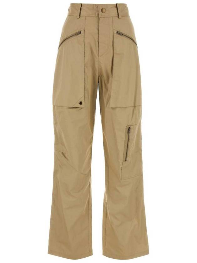 Straight Pants PA0341FCB2G05I 67KI KHAKI - ISABEL MARANT - BALAAN 2