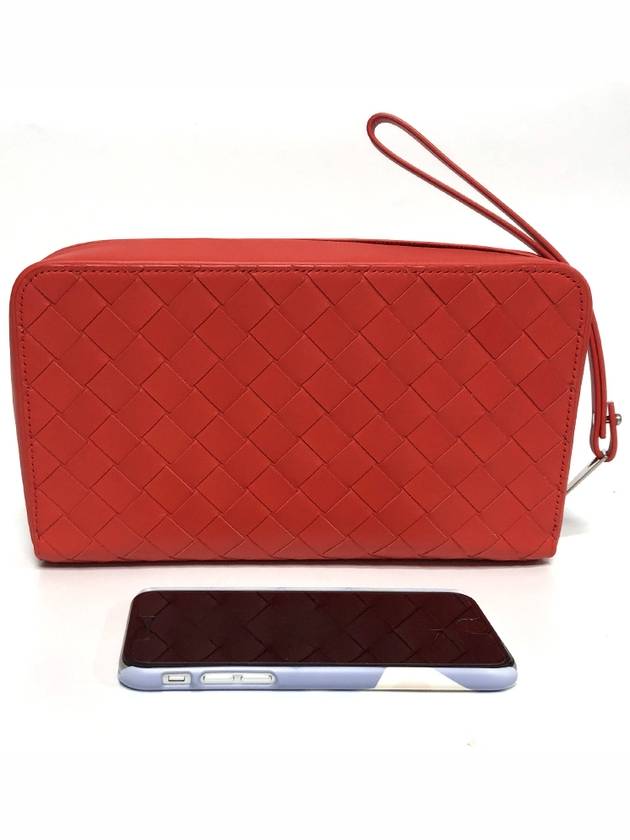 Intrecciato Long Wallet Red - BOTTEGA VENETA - BALAAN 5